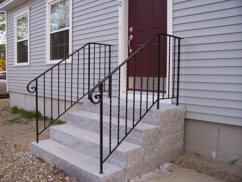 Outdoor Stair Railing. Outdoor Stair Railing. Extend Stair Rails with Step Hand Rail - Stair Parts